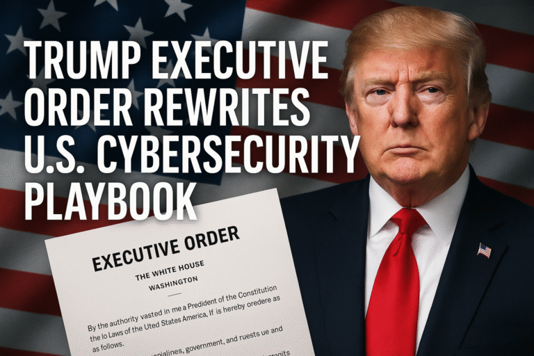 Read more about the article Trump Executive Order Rewrites U.S. Cybersecurity Playbook