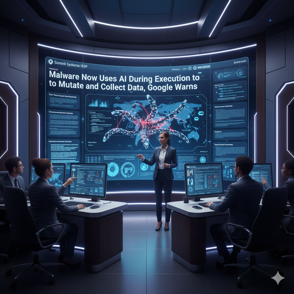 You are currently viewing The New Frontier of Cyber Threats: AI-Powered Malware Mutates and Collects Data During Execution, Google Warns – A Summit Systems ISSP Perspective