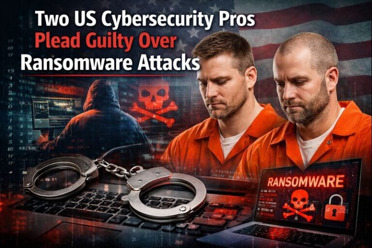 Read more about the article Two US rusted Cybersecurity Professionals Plead Guilty in Major Ransomware Extortion Case